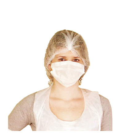 Image CHARLOTTES POUR CHEVEUX  40x16x16 CM BLANC AIRLAID (100 UNITÉ) #1