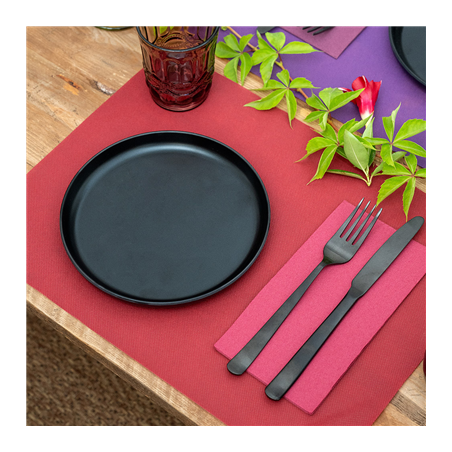 SETS DE TABLE 'SPUNBOND' 60 G/M2 30x40 CM ROUGE PP (800 UNITÉ)