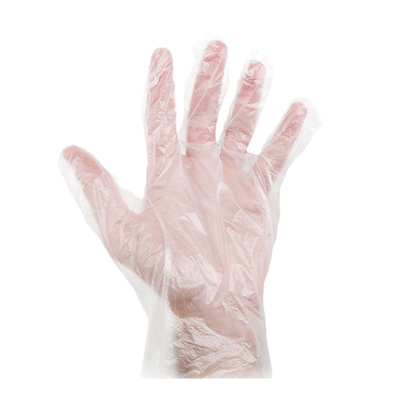Image GANTS  SIZE: M TRANSPARENT PEHD (100 UNITÉ) #1