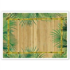 Image SETS DE TABLE OFFSET 'BAMBOO' 70 G/M2 31x43 CM QUADRICHROMIE PAPIER (2000 UNITÉ) #1