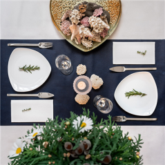 Image "TÊTE-À-TÊTE" PRÉ. 120 CM (40 FEU.) 'SPUNBOND' 60 G/M2 0,4x48 M BLEU MARINE PP (6 UNITÉ) #3