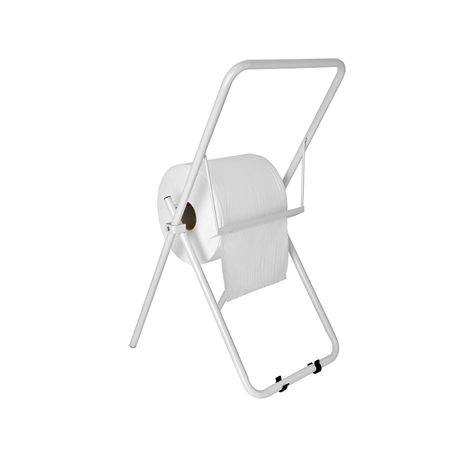 Image DISTRIBUTEUR SUR PIED PAPIER INDUSTRIEL  39,5x90 CM BLANC FER (1 UNITÉ) #1