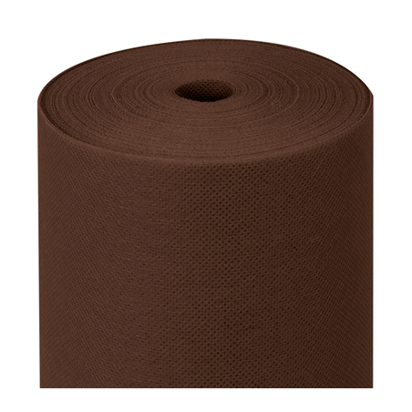 Image NAPPE PRÉ-DÉCOUPÉE 120 CM 'SPUNBOND' 60 G/M2 1,20x50,4 M CHOCOLAT PP (1 UNITÉ) #1