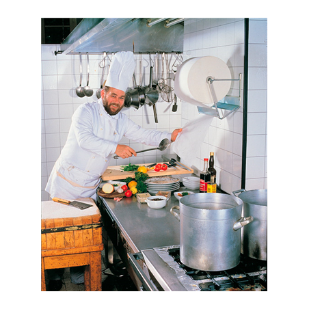 BOBINES ECOLABEL 2 PLIS - 900 FEUILLES  19 G/M2 Ø26x24 CM BLANC OUATE (2 UNITÉ)