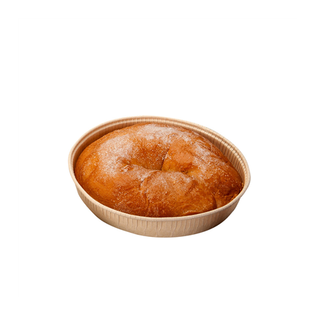 Image MOULES RONDS ENFOURNER  75 G/M2 Ø 9x2,1 CM NATUREL PAPIER SILICONE (1500 UNITÉ) #1