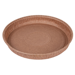 Image MOULES ENFOURNER  158 G/M2 Ø 18,1x2,5 CM NATUREL PAPIER SILICONE (400 UNITÉ) #1