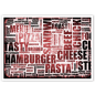 Image SETS DE TABLE OFFSET 'FAST FOOD' 70 G/M2 31x43 CM QUADRICHROMIE PAPIER (2000 UNITÉ) #1