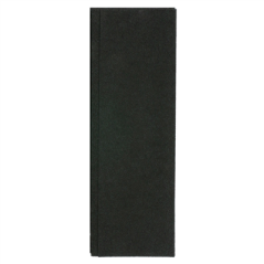 Image SACS COUVERTS + SERVIETTE 'JUST IN TIME - WOOD' 90 + 10PE G/M2 8,5x19,5 CM NOIR AIRLAID (250 UNITÉ) #4