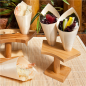 Image DISPLAY 2 CONES  13x7,5x9 CM NATUREL BAMBOU (1 UNITÉ) #5
