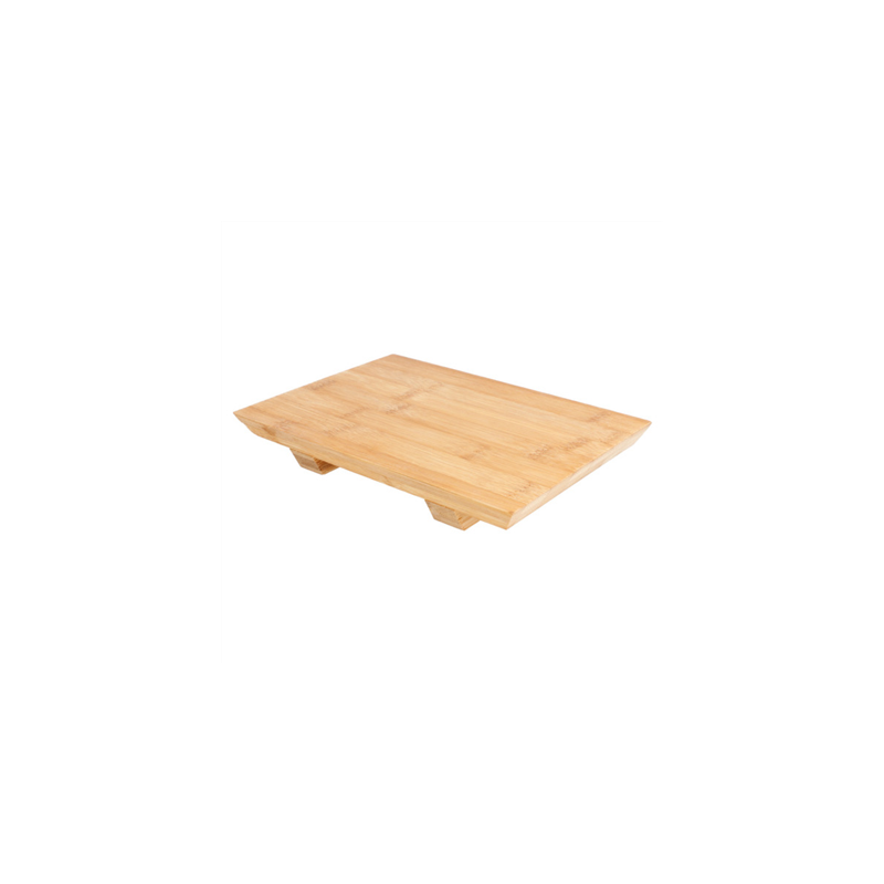 BASES RECTANGULAIRES  20,5x15x3 CM NATUREL BAMBOU (1 UNITÉ)