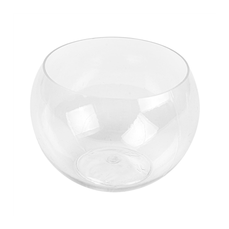 Image RÉCIPIENTS INJECTÉS "SPHERE" 150 ML 6,3x5 CM TRANSPARENT APET (100 UNITÉ) #1