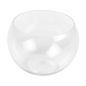 Image RÉCIPIENTS INJECTÉS "SPHERE" 150 ML 6,3x5 CM TRANSPARENT APET (100 UNITÉ) #1