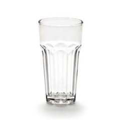 Image GOBELETS EMPILABLES 414 ML Ø 7,9/6x12,7 CM TRANSPARENT POLYCARBONATE (36 UNITÉ) #1