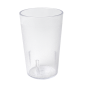 Image GOBELETS EMPILABLES 230 ML Ø 6,7/5,1x10,2 CM TRANSPARENT POLYCARBONATE (36 UNITÉ) #1