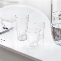 Image GOBELETS EMPILABLES 230 ML Ø 6,7/5,1x10,2 CM TRANSPARENT POLYCARBONATE (36 UNITÉ) #4