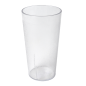 Image GOBELETS EMPILABLES 460 ML Ø 7,9/6x14,7 CM TRANSPARENT POLYCARBONATE (36 UNITÉ) #1
