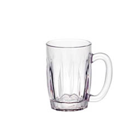 Image CHOPES À BIÈRE 630 ML Ø 9,5/7,5x12,7 CM TRANSPARENT POLYCARBONATE (24 UNITÉ) #1