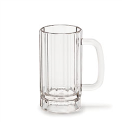 Image CHOPES À BIÈRE 365 ML Ø 7,3/6,6x13 CM TRANSPARENT POLYCARBONATE (12 UNITÉ) #1