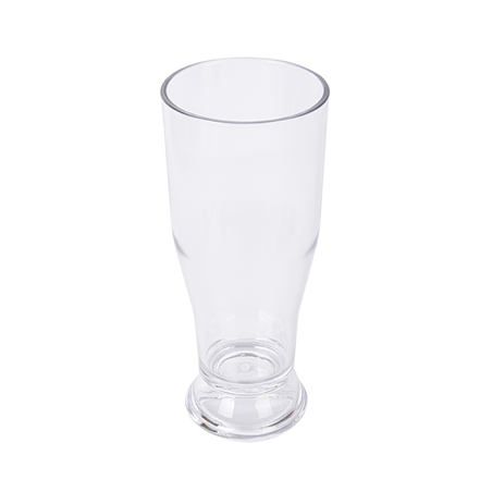 Image GOBELETS À BIÈRE BASE ÉPAISSE 340 ML Ø 7/5,9x16,5 CM TRANSPARENT POLYCARBONATE (36 UNITÉ) #1