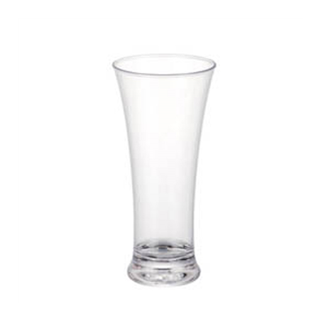 Image GOBELETS À BIÈRE BASE ÉPAISSE 310 ML Ø 7,9/5,8x18 CM TRANSPARENT POLYCARBONATE (36 UNITÉ) #1