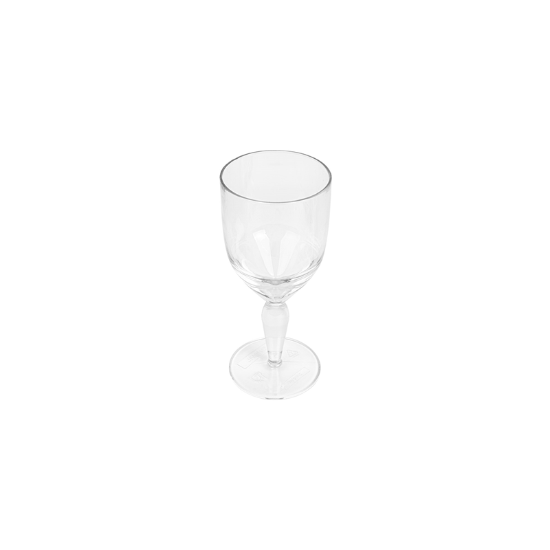 VERRES À PIED À EAU 340 ML Ø 7,9/7,7x18,3 CM TRANSPARENT POLYCARBONATE (12 UNITÉ)