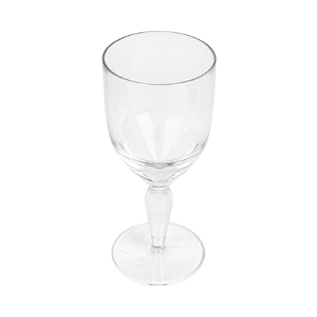 Image VERRES À PIED À EAU 340 ML Ø 7,9/7,7x18,3 CM TRANSPARENT POLYCARBONATE (12 UNITÉ) #1
