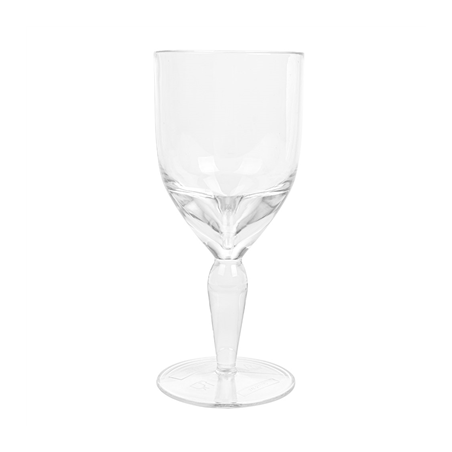 VERRES À PIED À EAU 340 ML Ø 7,9/7,7x18,3 CM TRANSPARENT POLYCARBONATE (12 UNITÉ)
