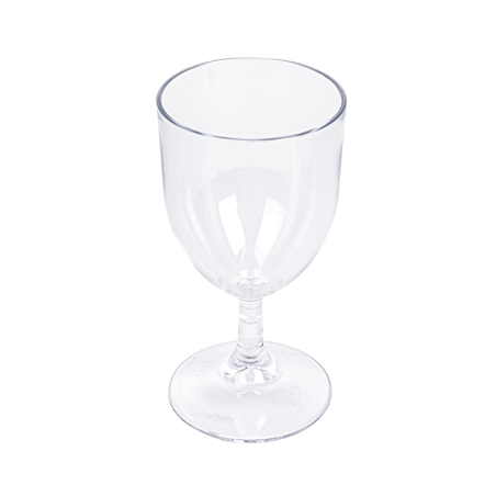 Image VERRES À PIED À VIN 175 ML Ø 6,8/6,6x13,5 CM TRANSPARENT POLYCARBONATE (12 UNITÉ) #1