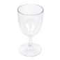 Image VERRES À PIED À VIN 175 ML Ø 6,8/6,6x13,5 CM TRANSPARENT POLYCARBONATE (12 UNITÉ) #1