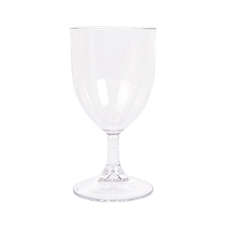 VERRES À PIED À VIN 175 ML Ø 6,8/6,6x13,5 CM TRANSPARENT POLYCARBONATE (12 UNITÉ)