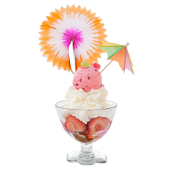 Image GOBELETS À GLACE 215 ML Ø 9,9/6,7x9 CM TRANSPARENT POLYCARBONATE (36 UNITÉ) #1