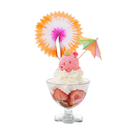 Image GOBELETS À GLACE 215 ML Ø 9,9/6,7x9 CM TRANSPARENT POLYCARBONATE (36 UNITÉ) #1