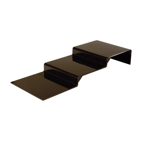 Image STAND ECHÉLONNÉ BUFFET  30x75,5x11 CM NOIR ACRYLIQUE (1 UNITÉ) #1