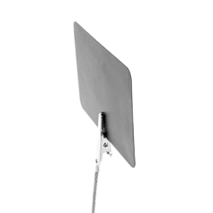 Image 50 U. MINI ARDOISES "ALLIGATOR"  10,2x15,2 CM NOIR PVC (1 UNITÉ) #3