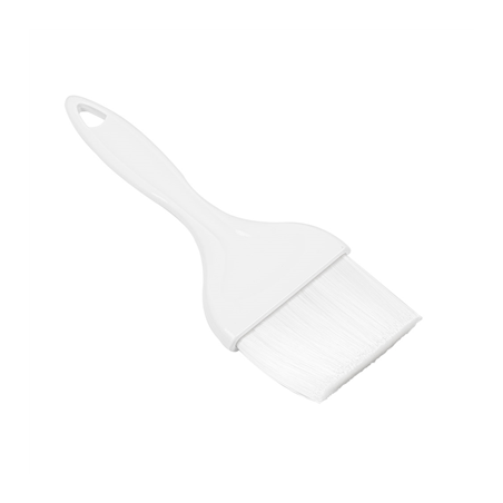 Image PINCEAU NYLON  7,5 CM BLANC ABS (12 UNITÉ) #1