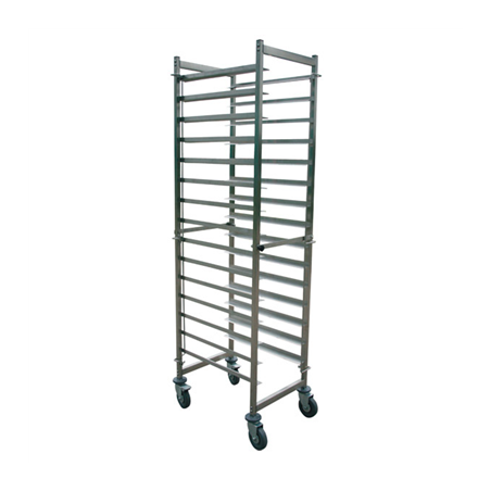 Image CHARRIOT PÂTISSIER 20 NIVEAUX 'ARROW'  47x60x178 CM ARGENTE INOX (1 UNITÉ) #1