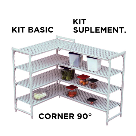 SET 2 CONNECTEURS D'ANGLE   PLASTIQUE (1 UNITÉ)