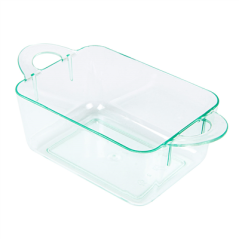 Image MISE EN BOUCHE RÉUTILISABLES AVEC ANSES  9,6x5x3,5 CM VERT D'EAU PS (576 UNITÉ) #1