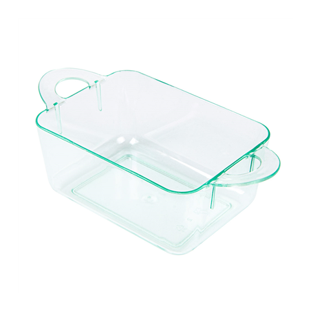 Image MISE EN BOUCHE RÉUTILISABLES AVEC ANSES 9,6x5x3,5 CM VERT D'EAU PS (576 UNITÉ) #1