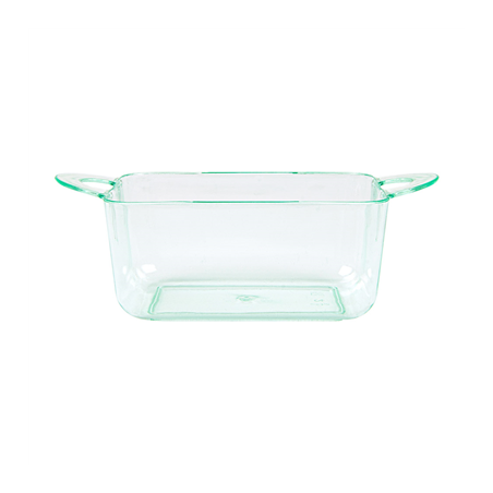 MISE EN BOUCHE RÉUTILISABLES AVEC ANSES 9,6x5x3,5 CM VERT D'EAU PS (576 UNITÉ)