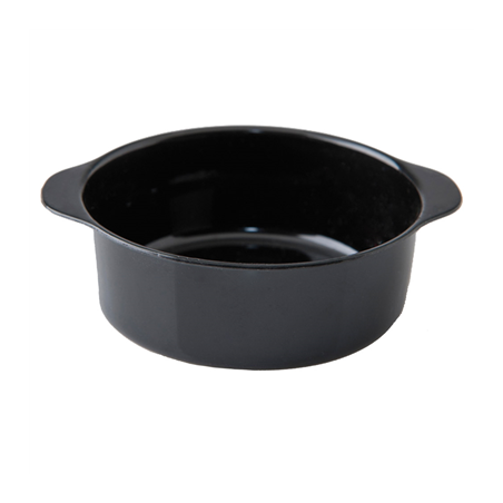 Image MISE EN BOUCHE RÉUTILISABLES "CYLINDRE OREILLES" 52 ML 7,6x6,5x2,4 ML NOIR PS (200 UNITÉ) #1