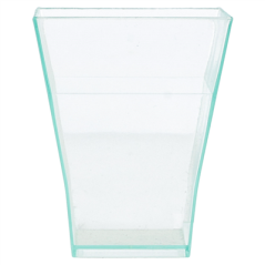 MISE EN BOUCHE RÉUTILISABLES 'BOUQUET'  4,5x4,5x5,5 CM VERT D'EAU PS (576 UNITÉ)