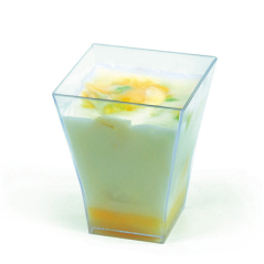 Image MISE EN BOUCHE RÉUTILISABLES 'BOUQUET'  4,5x4,5x5,5 CM VERT D'EAU PS (576 UNITÉ) #4