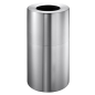 POUBELLE DE LUXE Ø 38x77,5 CM ARGENTE ALUMINIUM (1 UNITÉ) Image POUBELLE DE LUXE Ø 38x77,5 CM ARGENTE ALUMINIUM (1 UNITÉ) #1