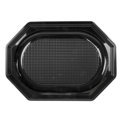 PLATEAUX TRAITEUR 35x25x2 CM NOIR RPET (100 UNITÉ)