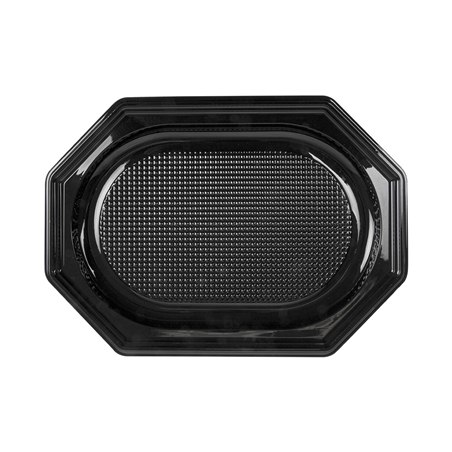 PLATEAUX TRAITEUR  35x25x2 CM NOIR RPET (100 UNITÉ)