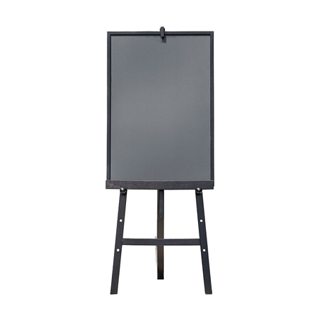 Image CHEVALET + ARDOISE  60x148 CM NOIR BOIS (1 UNITÉ) #1