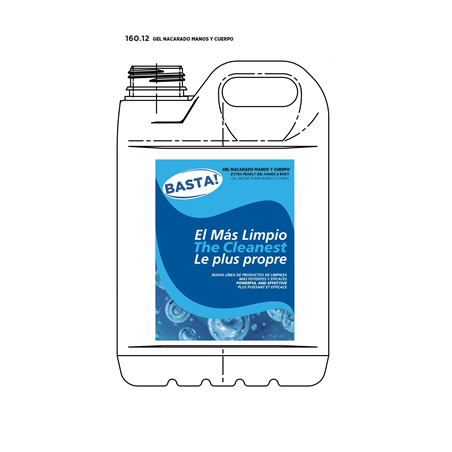 Image GEL NACRÉ POUR MAINS ET CORPS 5 L  18x13x29 CM (4 UNITÉ) #1