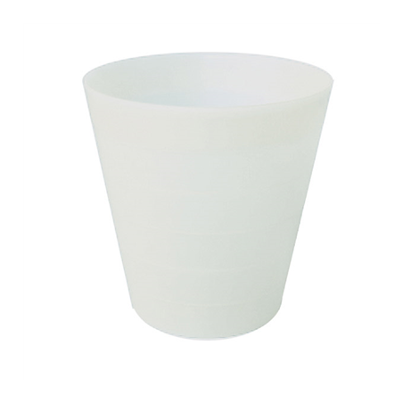 Image POUBELLE  Ø 28x29 CM BLANC HDPE (1 UNITÉ) #1