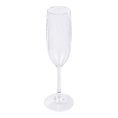Image FLÛTES CHAMPAGNE 150 ML Ø 4,5/6,8x22,5 CM TRANSPARENT POLYCARBONATE (24 UNITÉ) #1